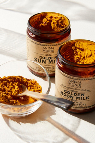 Golden Moon Milk: Blue Lotus Vanilla by Anima Mundi at Free People, One