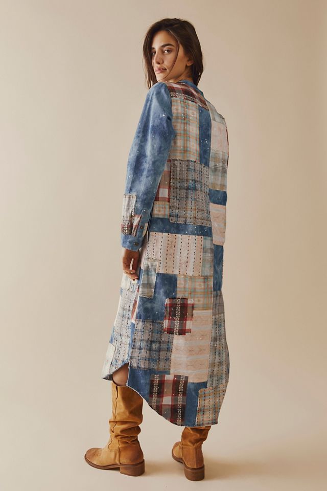 Phoenix Patched Shirtdress #1