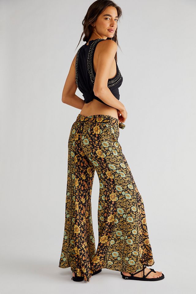 Free People Bali Sultry Boho Flare Pants. 4