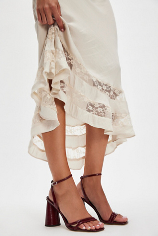 Kia Heels by Sam Edelman at Free People in French Merlot, Size: US 8