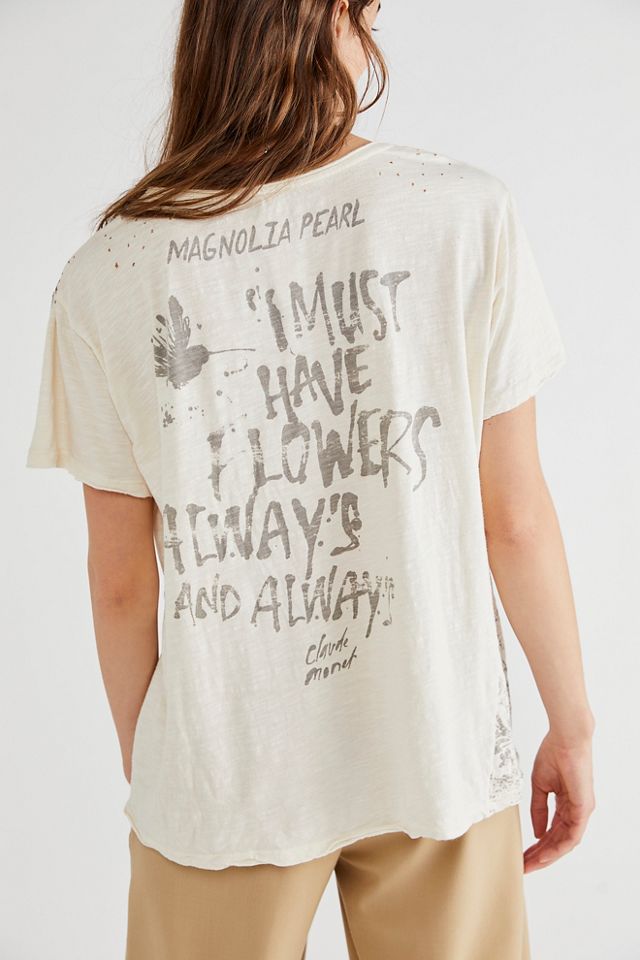 Magnolia Pearl Flowers Tee #1