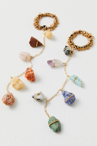 Free People Dripping Stones Hair Tie. 3