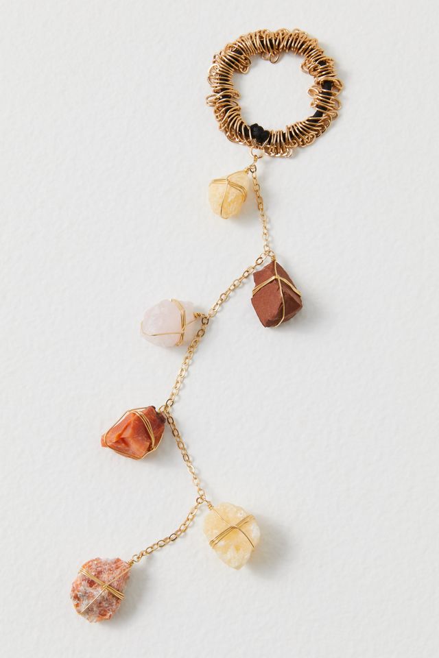 Free People Dripping Stones Hair Tie. 5