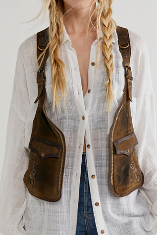 We The Free Clyde Embroidered Harness | Free People display picture 3