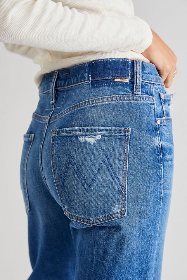 MOTHER The Ditcher Crop Chew Jeans #2
