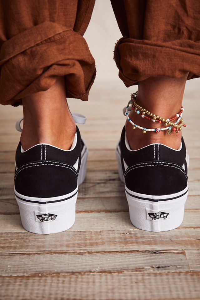 Old Skool Stackform Canvas Sneakers #3