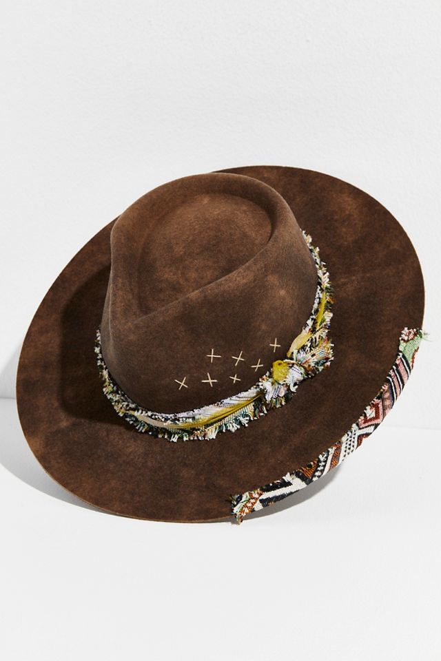 Meadow Embroidered Felt Hat | Free People display picture 2