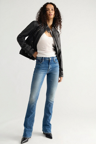MOTHER Mid-Rise Runaway Flare Jeans