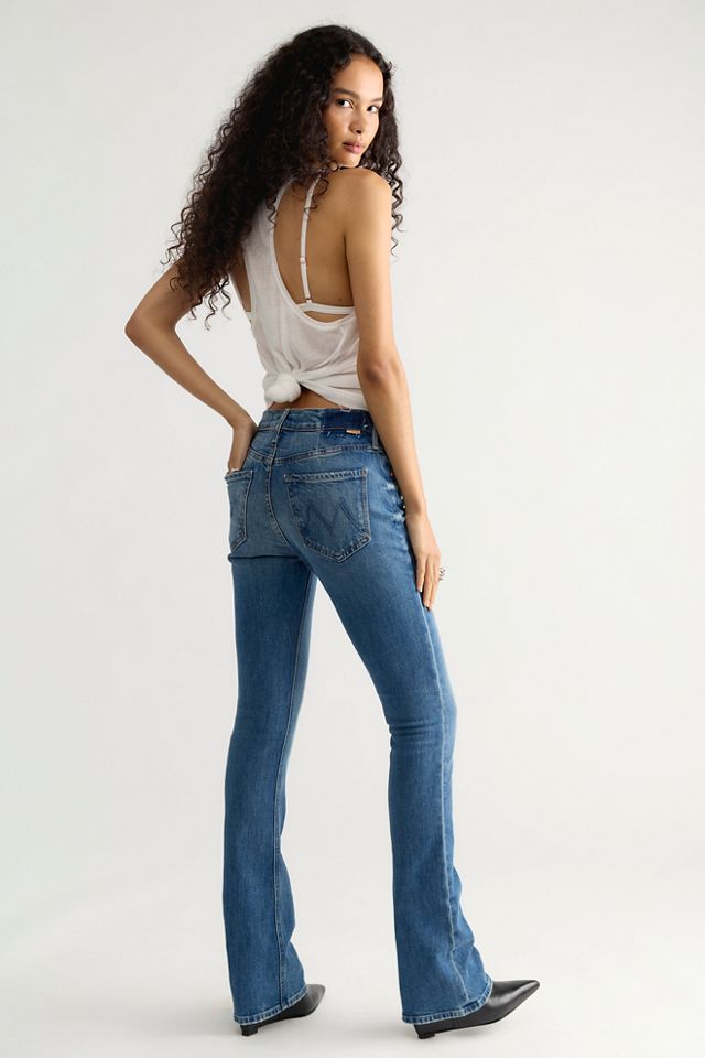 MOTHER Mid-Rise Runaway Flare Jeans #1
