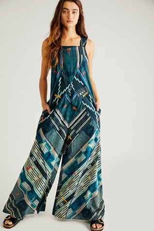 Free People Desert Rose Embroidered Jumpsuit. 1