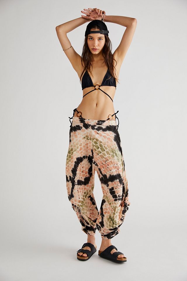 Exaggerated Womens Harem Pants