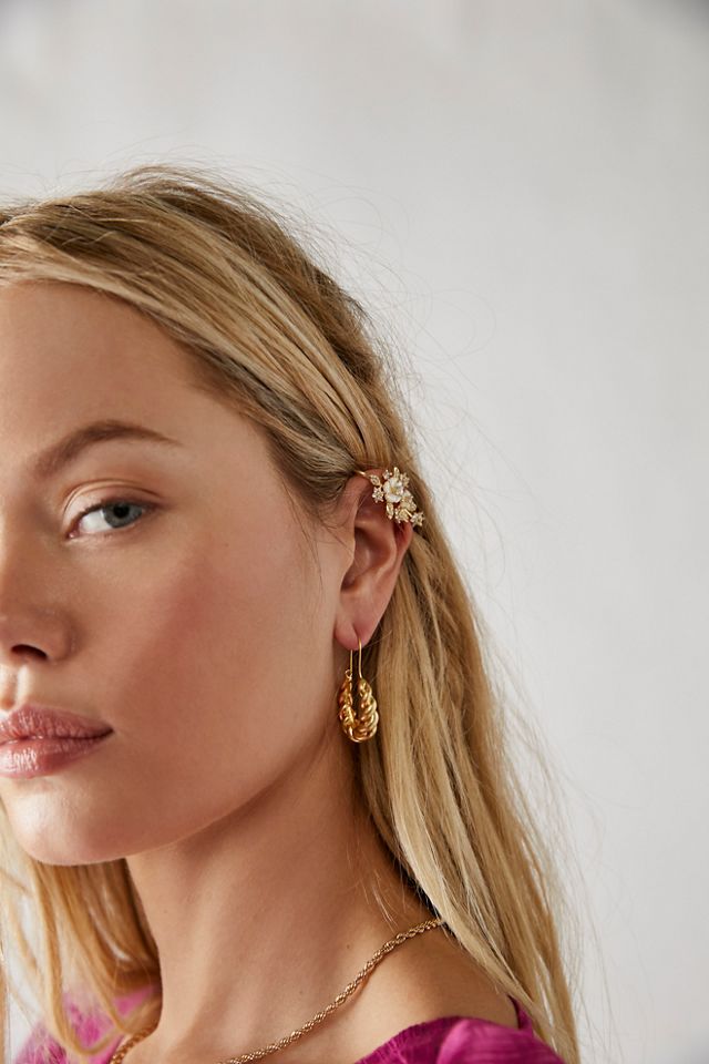 Gold Plated Bay Hoops