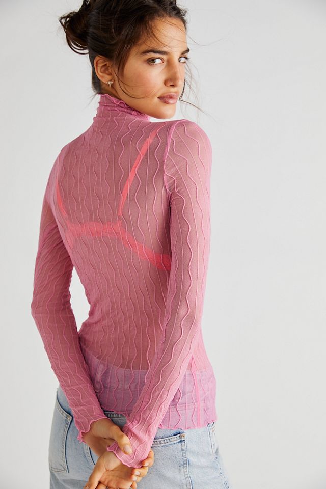 Fern Ross Mesh Thumbhole Top main image 0