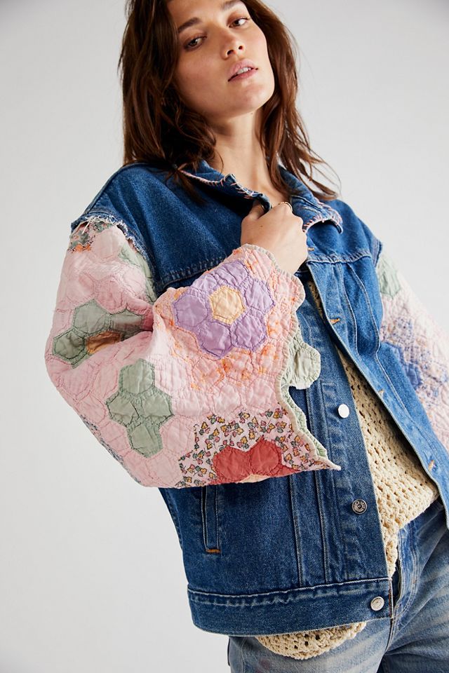 Patchwork Denim Jacket – Zalia Atelier