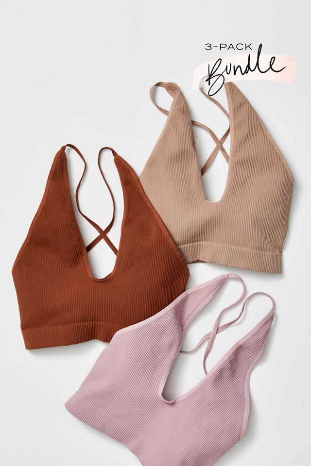 3 Pack Seamfree Scoop Bralette