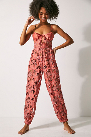 Free People Bali Checked Out Romper main image 0
