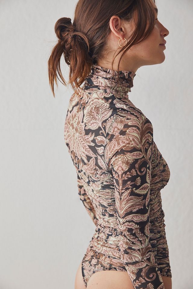 Under It All Printed Mesh Bodysuit #2