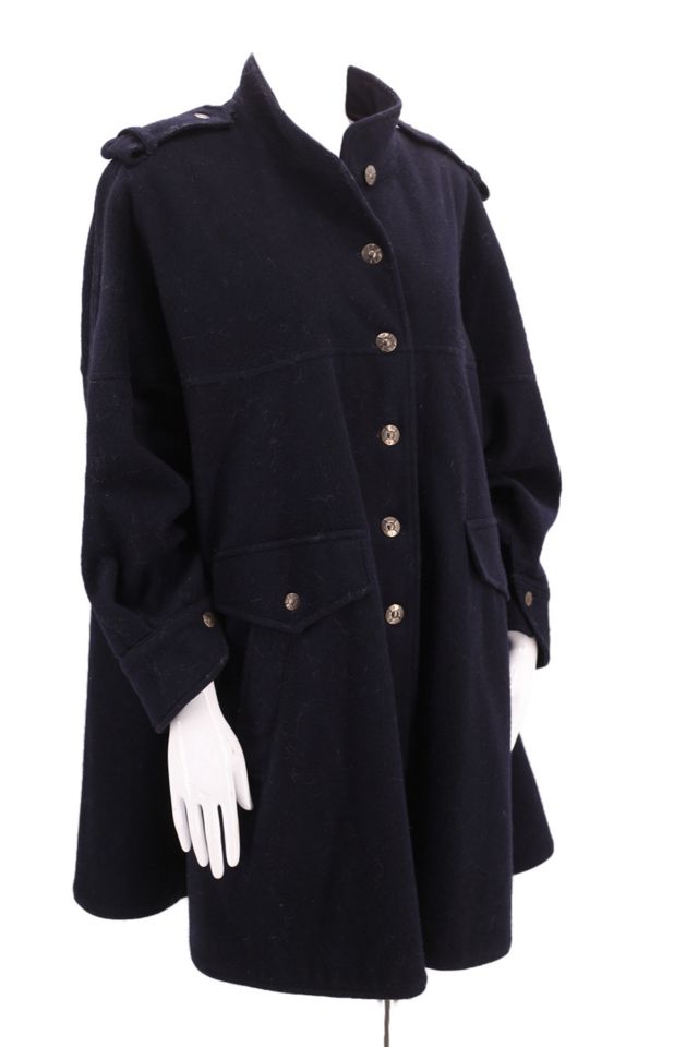 1980s Fendi Wool Trapeze Coat Selected By Ritual Vintage | Free