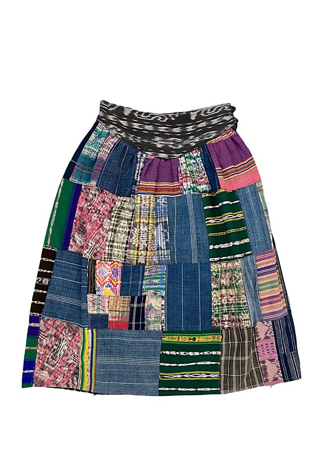1970s Vintage Handmade Patchwork Skirt Selected by BusyLady Baca 