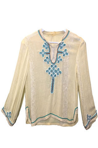 1960's Embroidered Gauze Blouse Selected by Nomad Vintage ...
