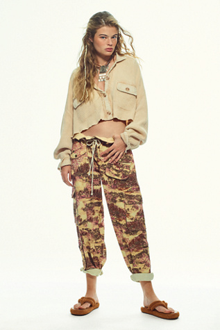 printed cargo pants