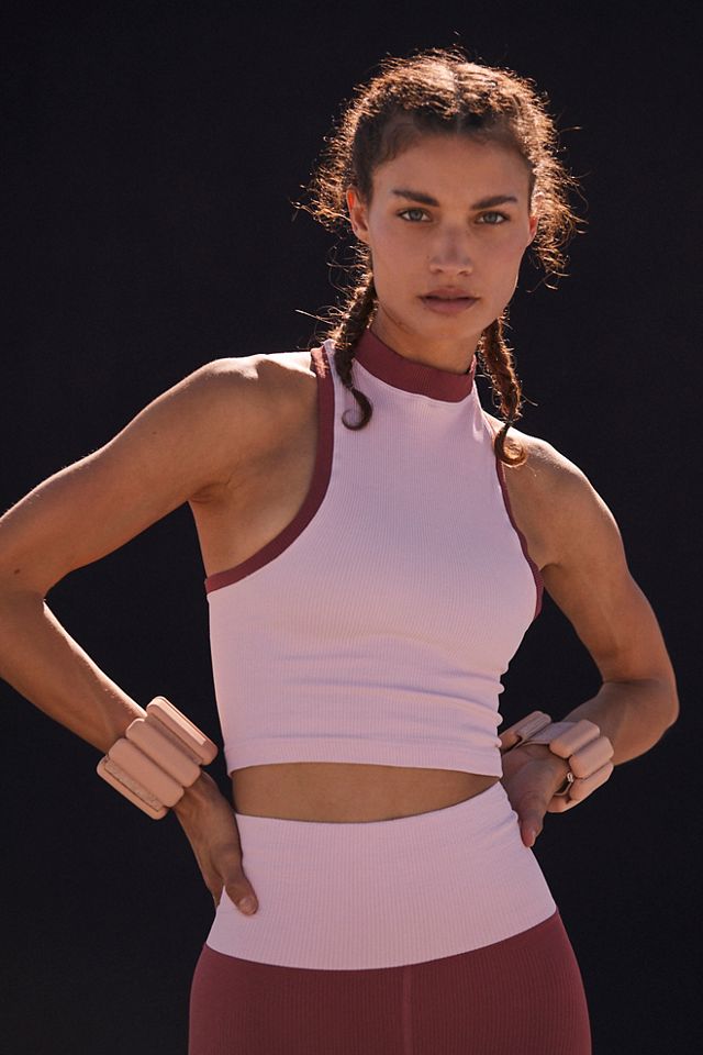 Free People + Happiness Runs Colorblock Crop