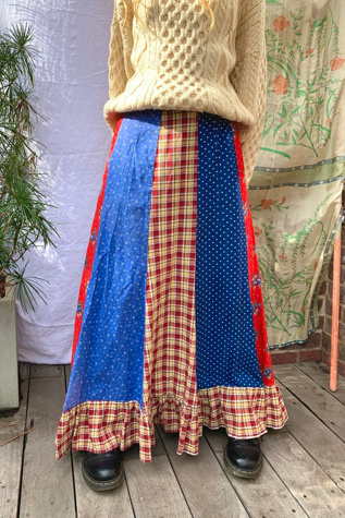 Vintage Patchwork Skirt Selected by Anna Corinna
