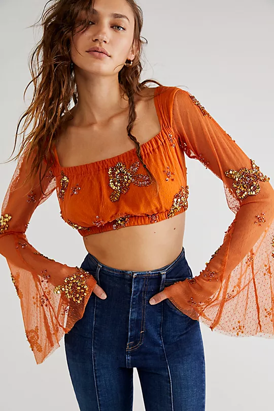 Free People Summer Spice Top