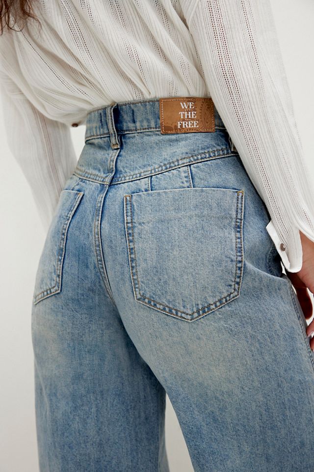 CRVY Gia Wide-Leg Jeans | Free People