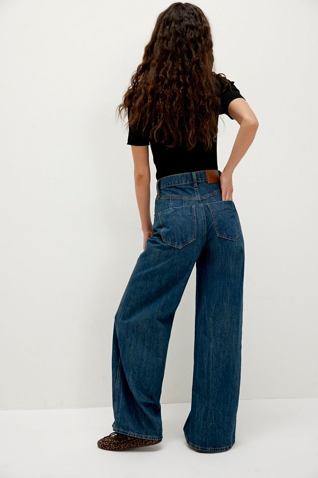 CRVY Gia Wide-Leg Jeans | Free People