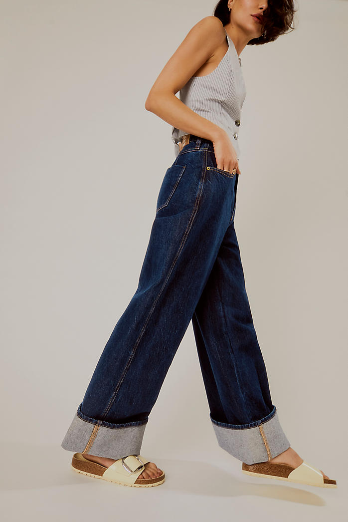 Womens Wide Leg Jeans | High Waisted, Cropped & More | Free People