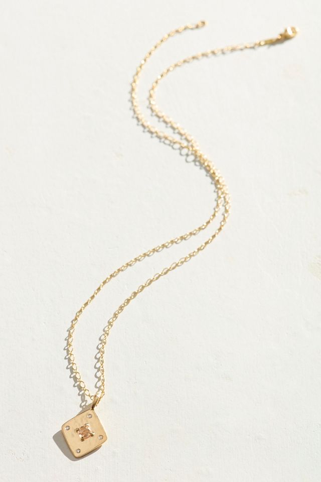 Halcyon 14k Sapphire Compass Rose Necklace #1