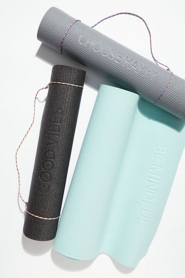 embossed yoga mat