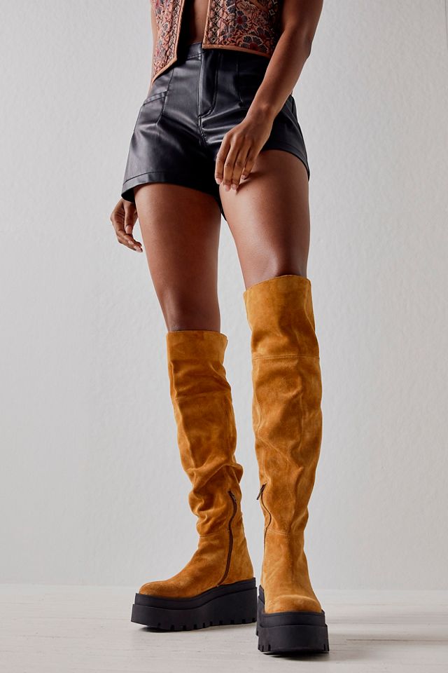 Free people deals thigh high boots