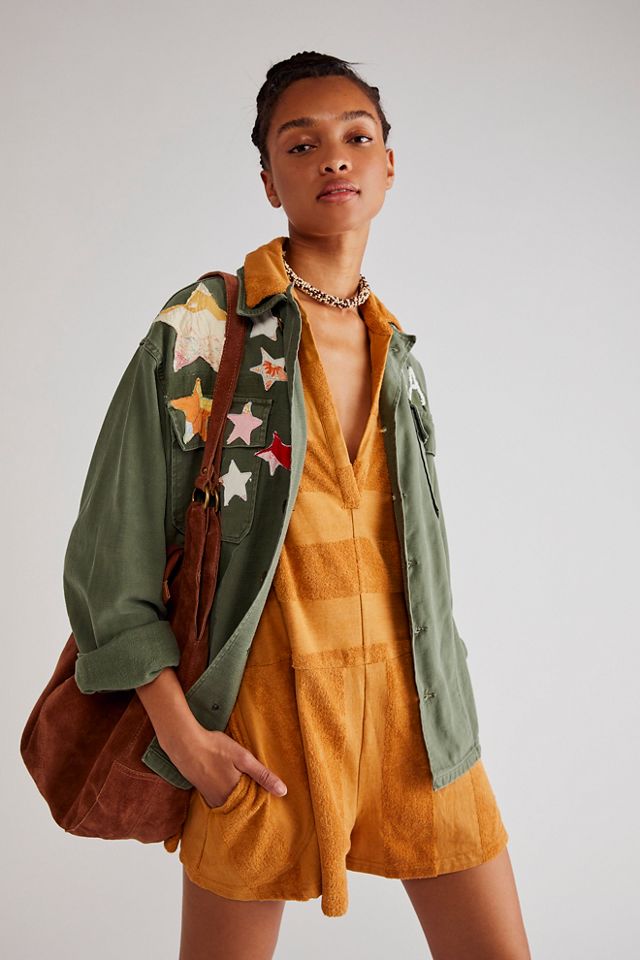 Free people clearance spruce military jacket