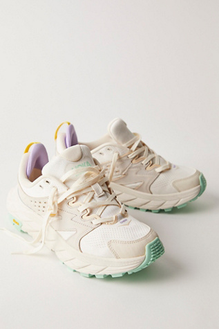 HOKA Anacapa Breeze Low Sneakers at FP Movement, Alabaster/Mint Fluorite, US 9