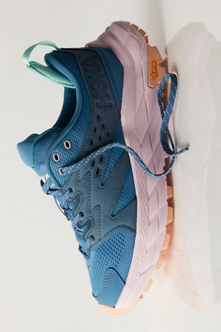 HOKA Anacapa Breeze Low Sneakers at FP Movement, Foggy Night/Pale Rose, US 9