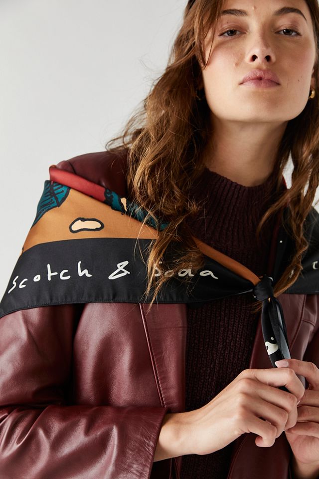 Scotch & Soda Amsterdam Graphic Bandana Scarf
