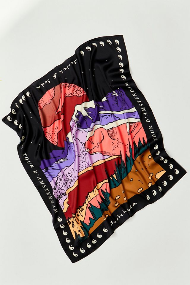 Scotch & Soda Amsterdam Graphic Bandana Scarf #1