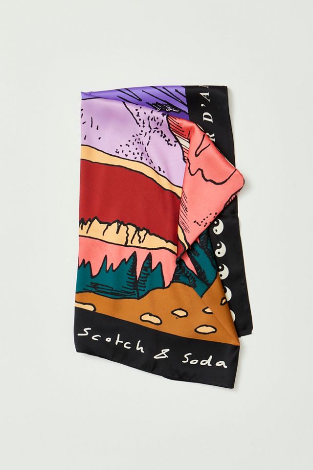 Scotch & Soda Amsterdam Graphic Bandana Scarf #2