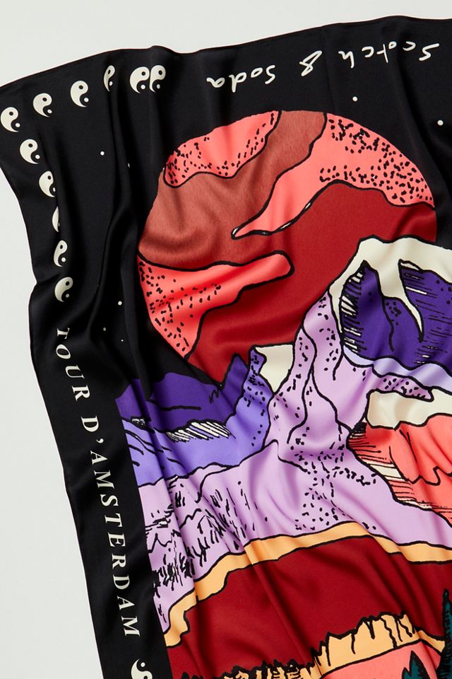 Scotch & Soda Amsterdam Graphic Bandana Scarf #3