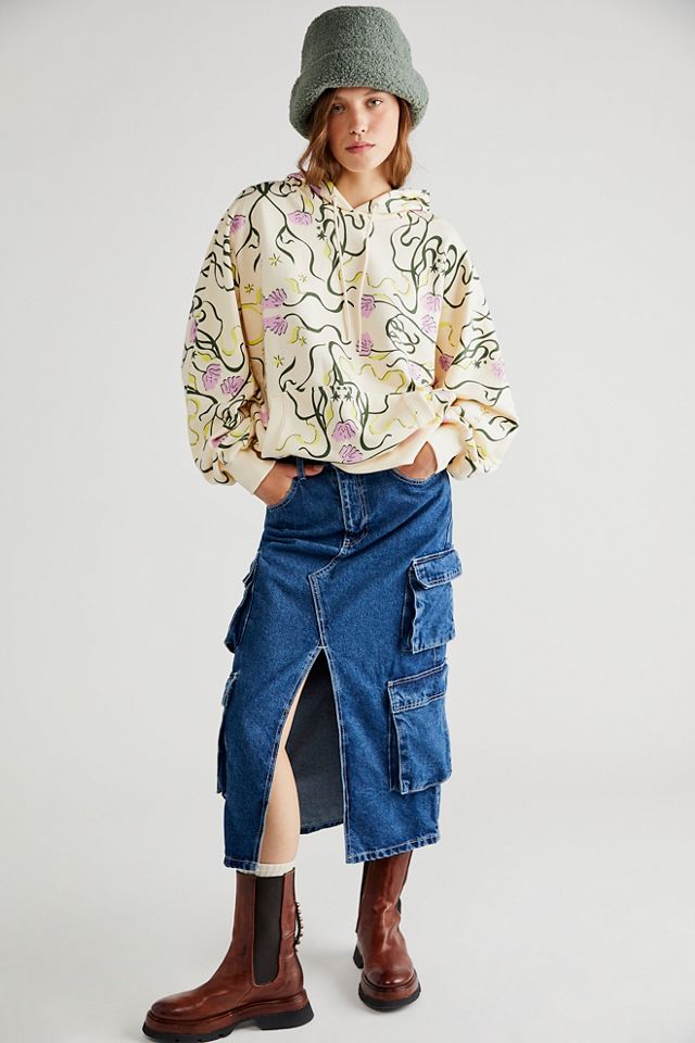 Scotch & Soda Oversized Printed Hoodie #3