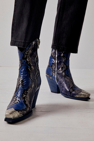 Free People, Shoes, Brayden Print Western Boots In Black Floral Velvet  From Free People