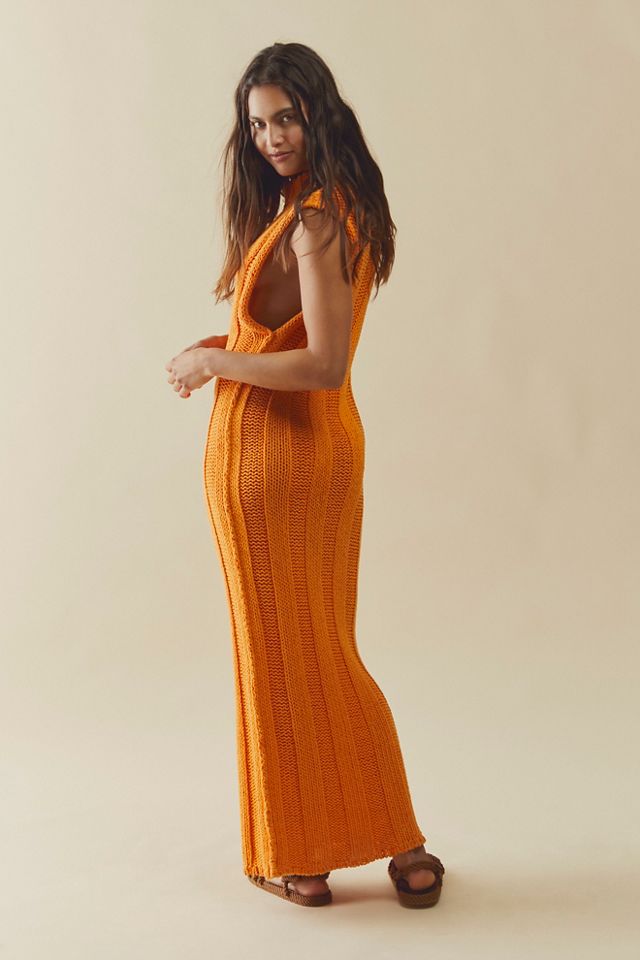 Palm City Sweater Midi Dress #1