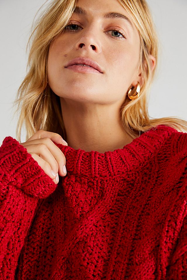 Cutting Edge Cable Pullover | Free People