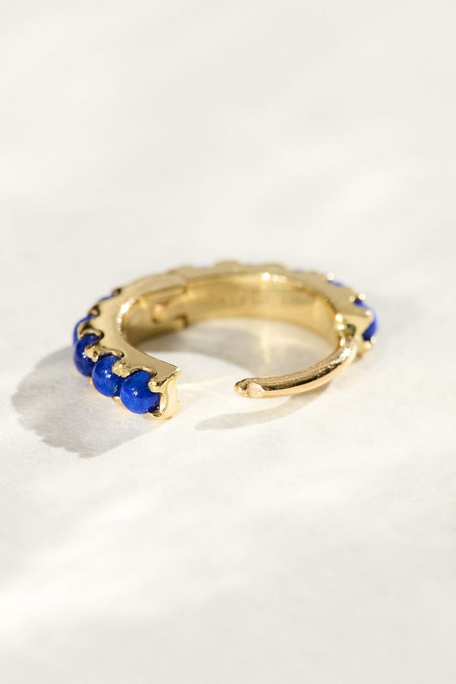 Maria Tash 6.5mm Lapis Eternity Hoop #1