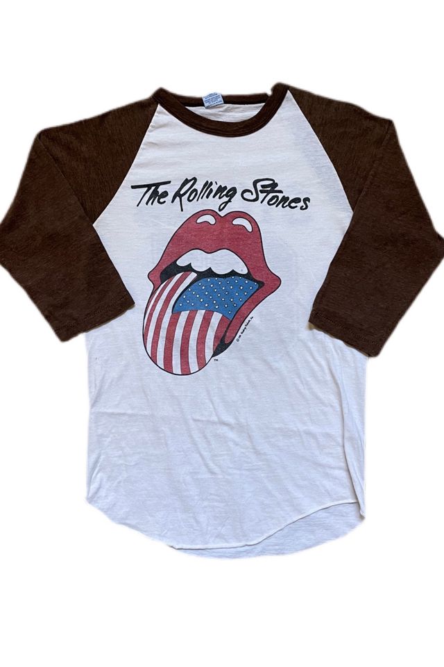 Vintage 1981 Rolling Stones Tour T Shirt Selected by Villains Vintage Free People