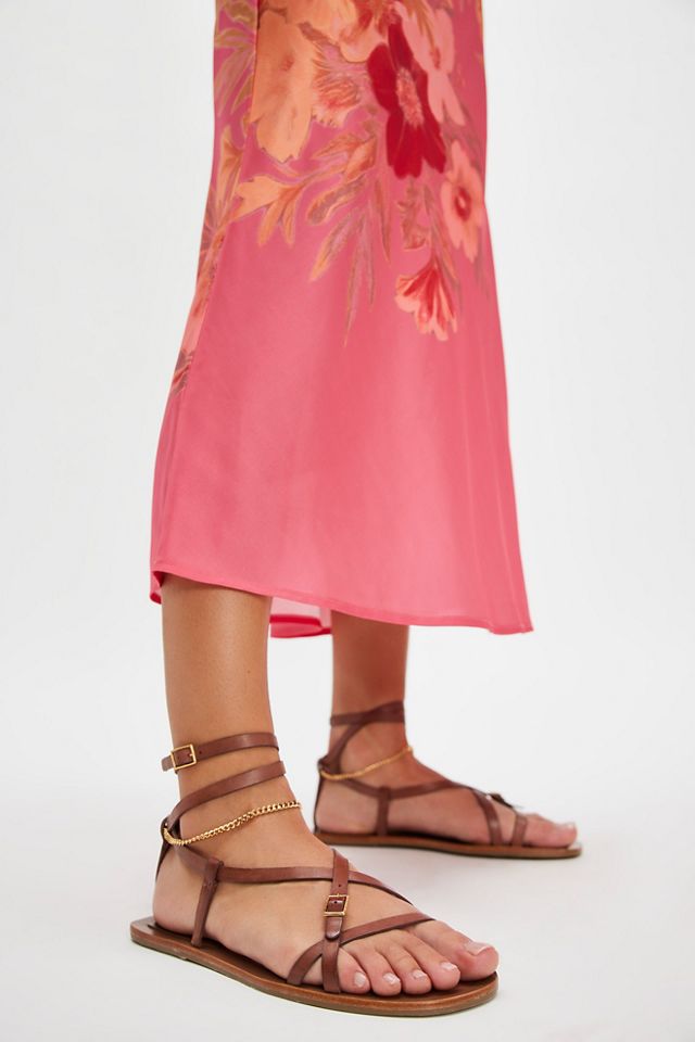 Athena Anklet Wrap Sandals | Free People