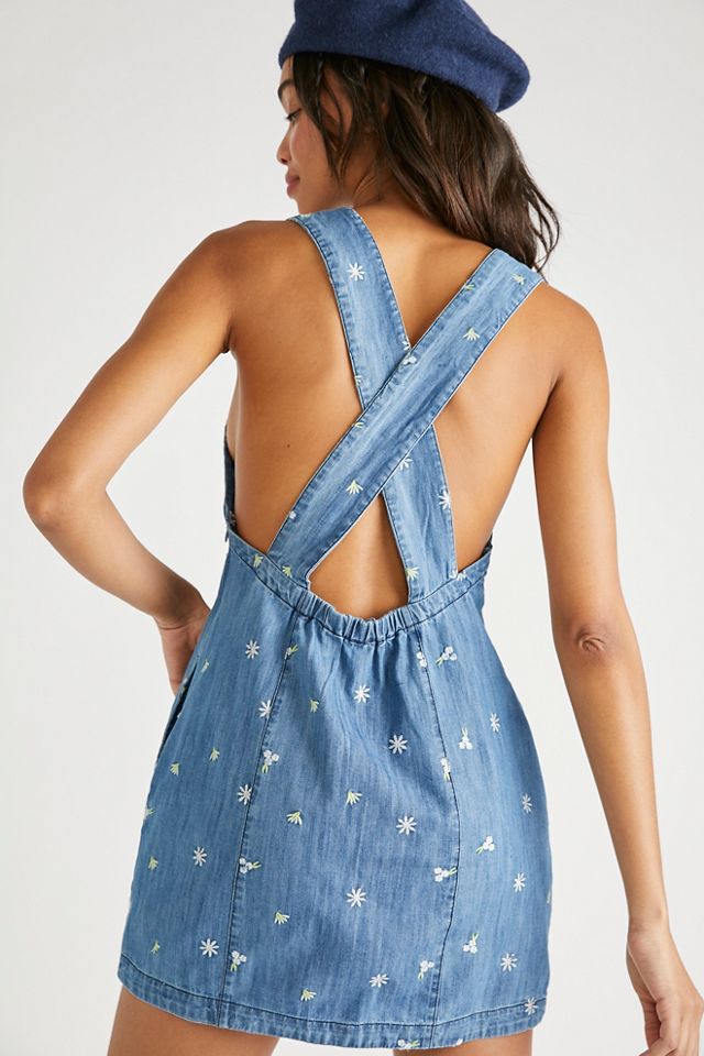 Free People Corinne Denim Shift - 67631648
