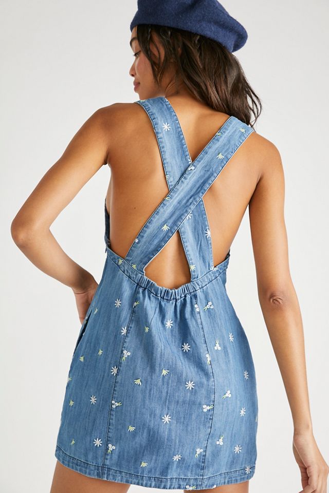 Free People Corinne Denim Shift. 3